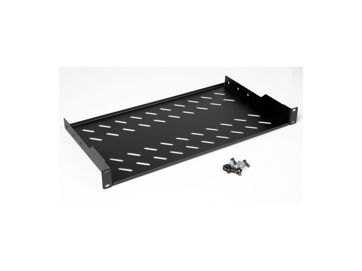 Roline Rack Regal 250 mm tief 19 Zoll 15 kg Schwarz