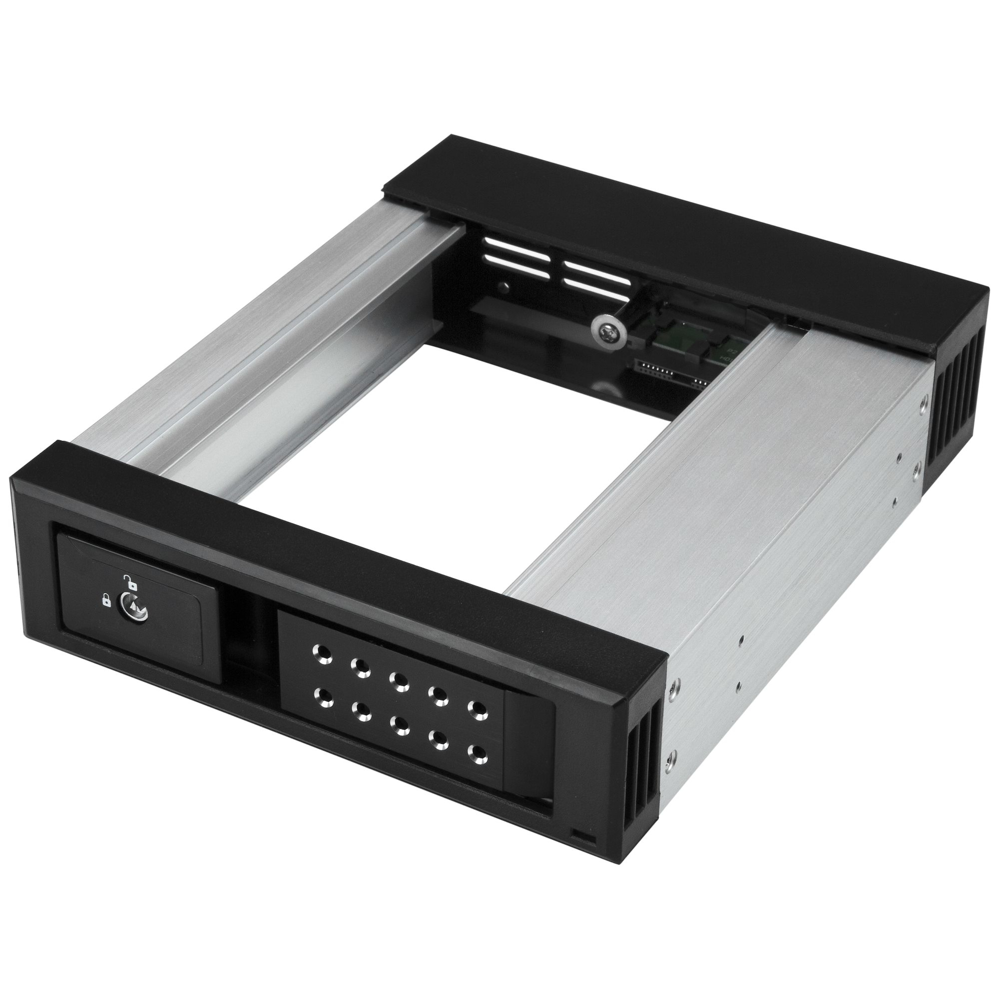 StarTech.com Festplattenwechselrahmen 5,25‑auf‑3,25 Zoll SATA SAS trägerlos