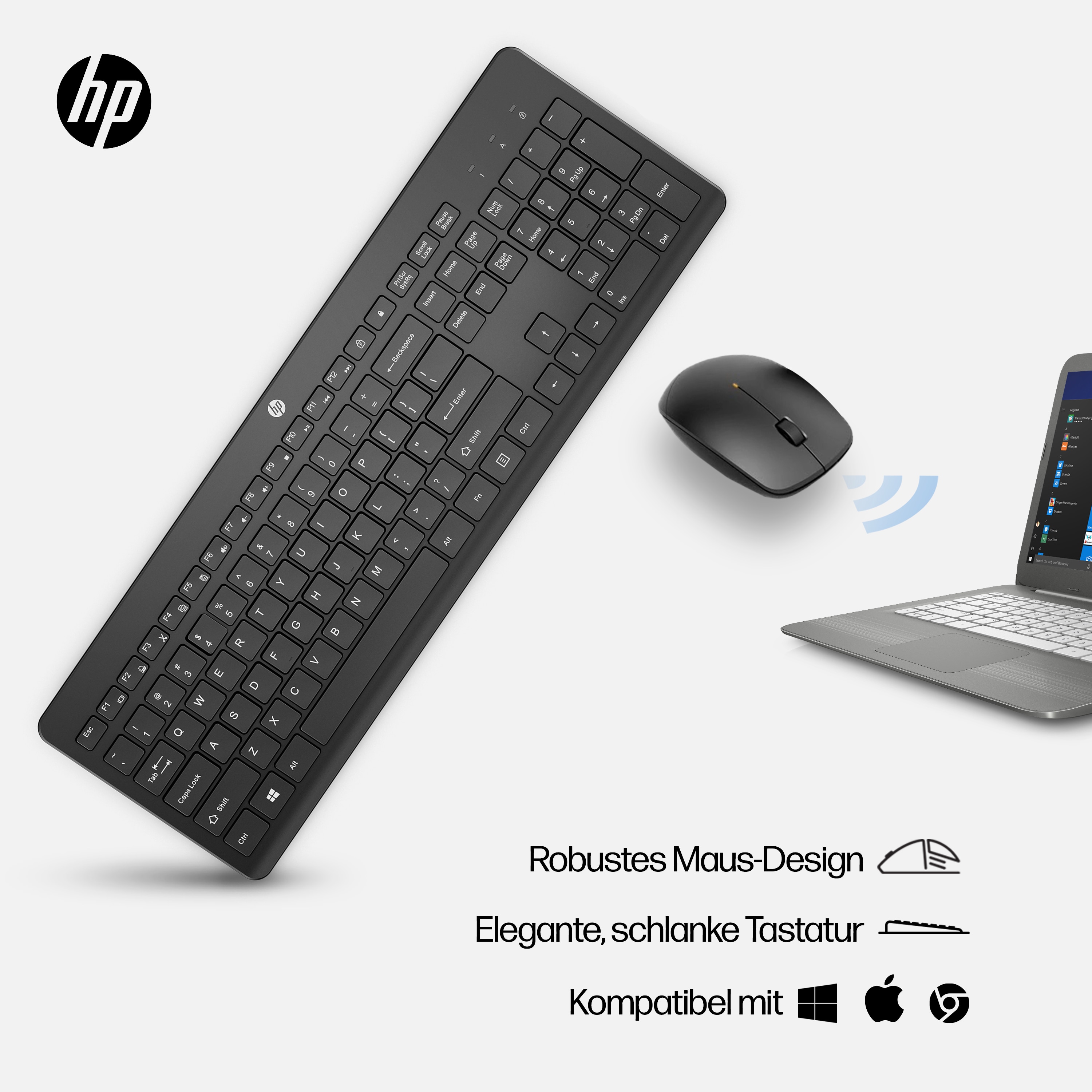 HP 230 Tastatur-und-Maus-Set kabellos