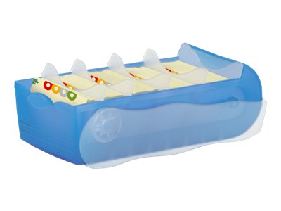 HAN Croco DIN A7 900 Karteikarten blau