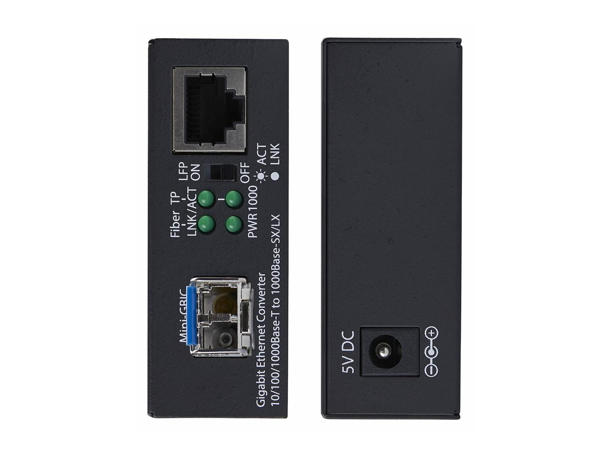 StarTech.com Medienkonverter Gigabit Singlemode SM LC 40 km