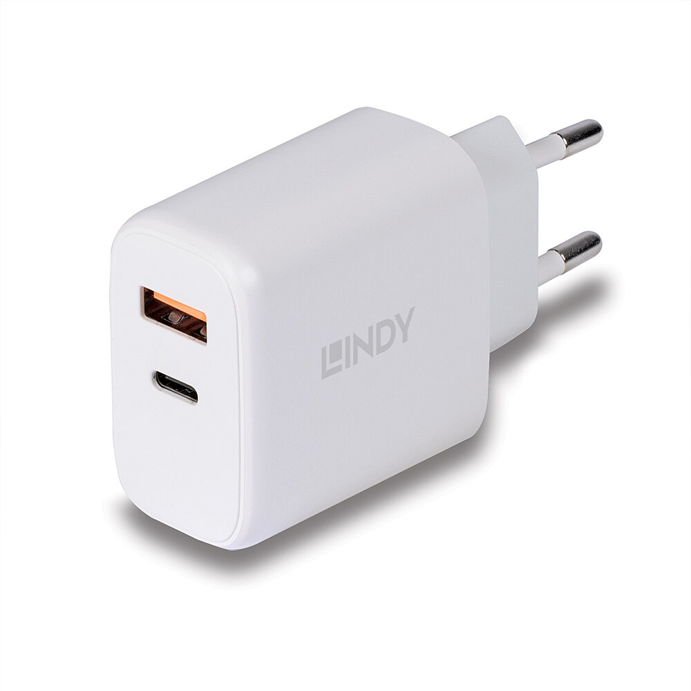 Lindy Netzteil 30W PD 3.0 USB-A USB-C