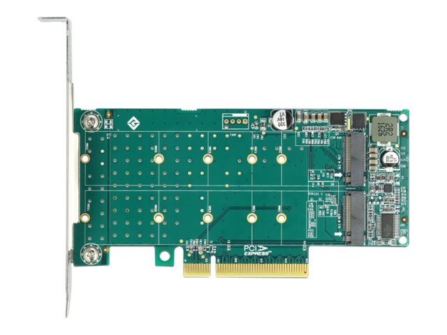 Delock PCI Express x8 Karte zu 2 x NVMe M.2 Key M