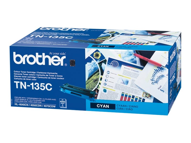 Brother TN135C Toner Cyan Hohe Ergiebigkeit