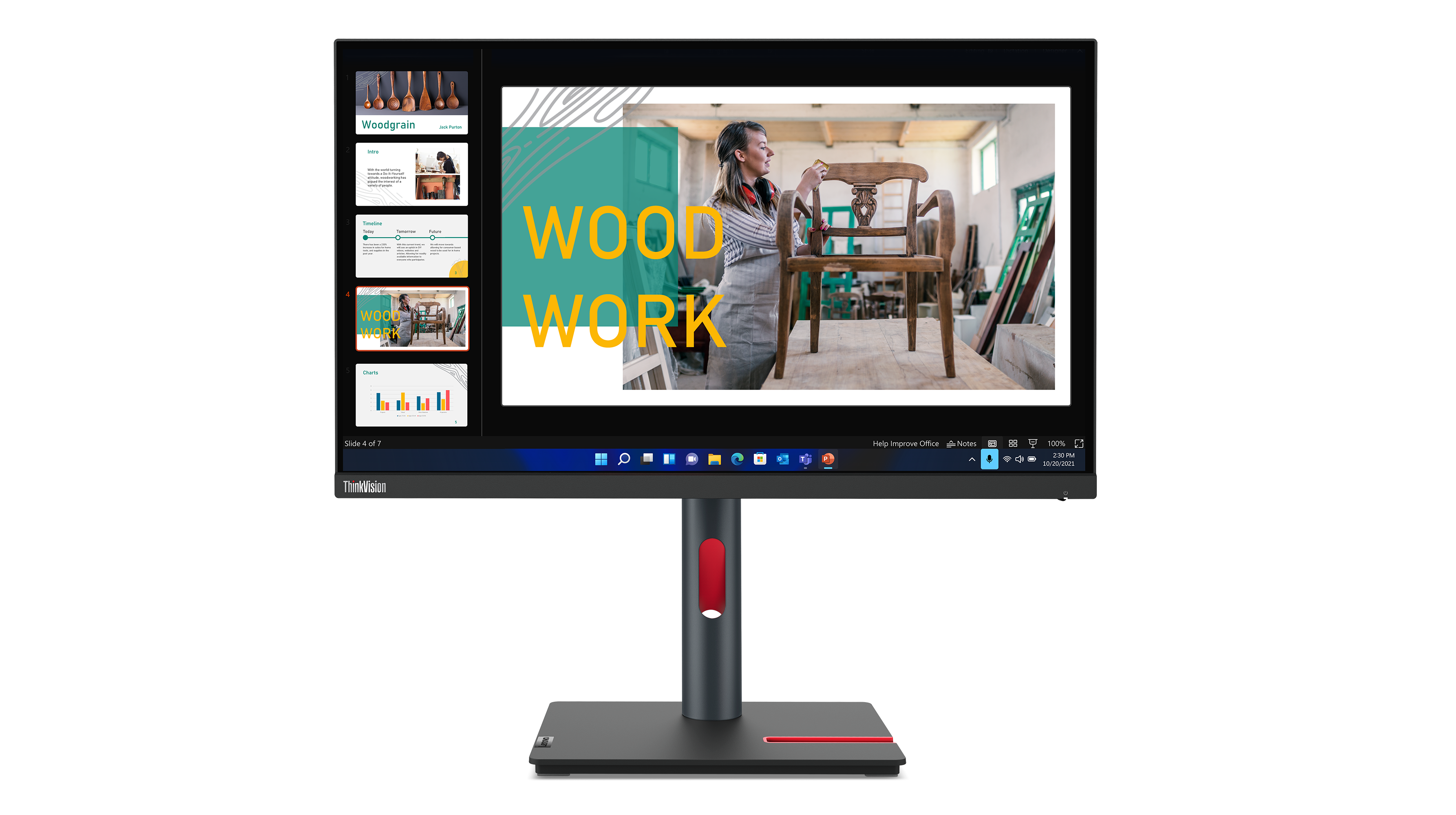Lenovo ThinkVision P24q-30 QHD Monitor