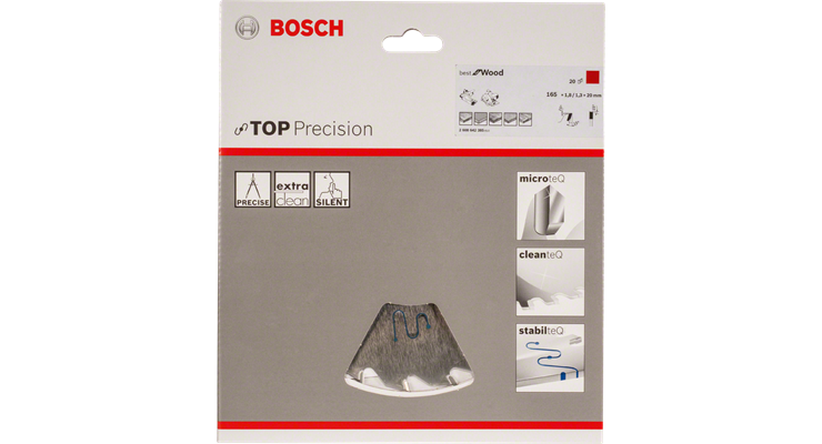 Bosch Best for Wood Kreissägeblatt 165mm 20Z