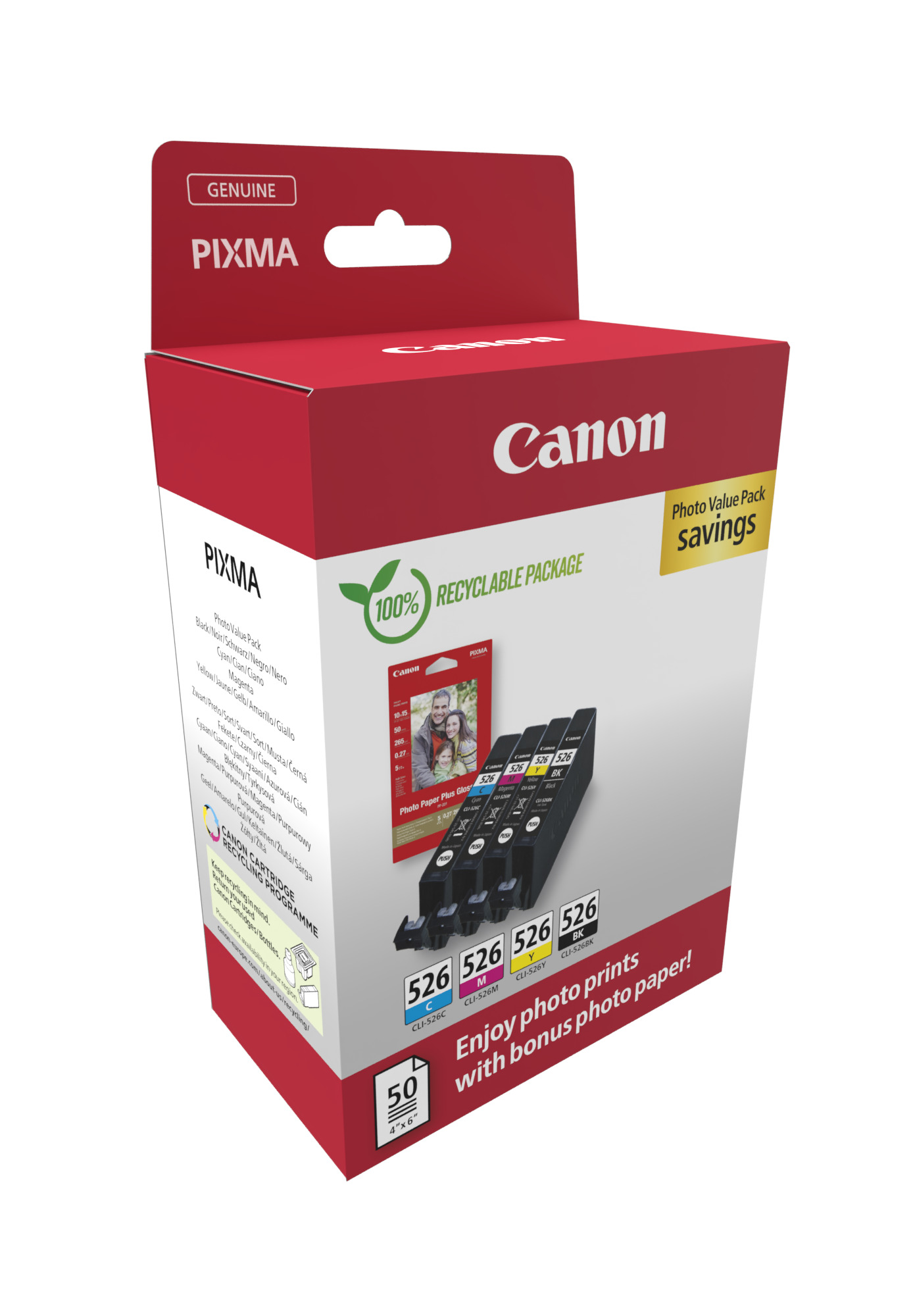 Canon CLI-526 C/M/Y/BK Multipack