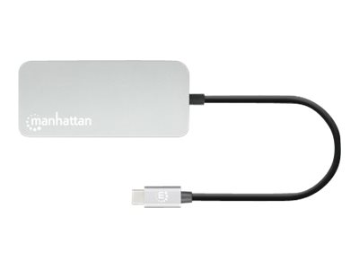 Manhattan USB-C Dockingstation 8-in-1 mit Kartenleser