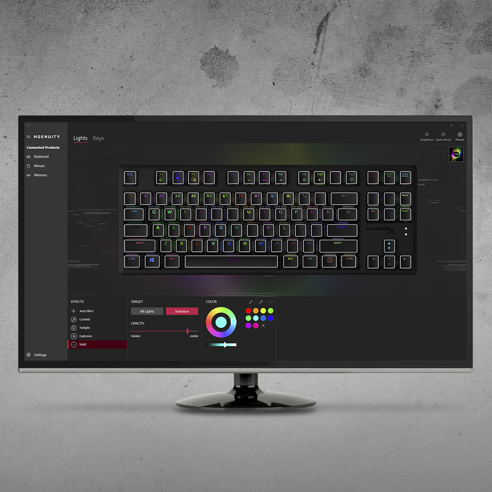 HP HyperX Alloy Origins Core Mechanical Gaming Keyboard HX Red DE Layout P