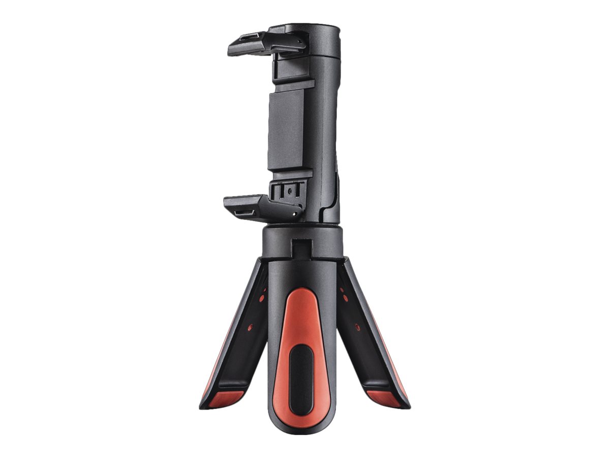 Hama Pocket II Rotation Ministativ schwarz rot