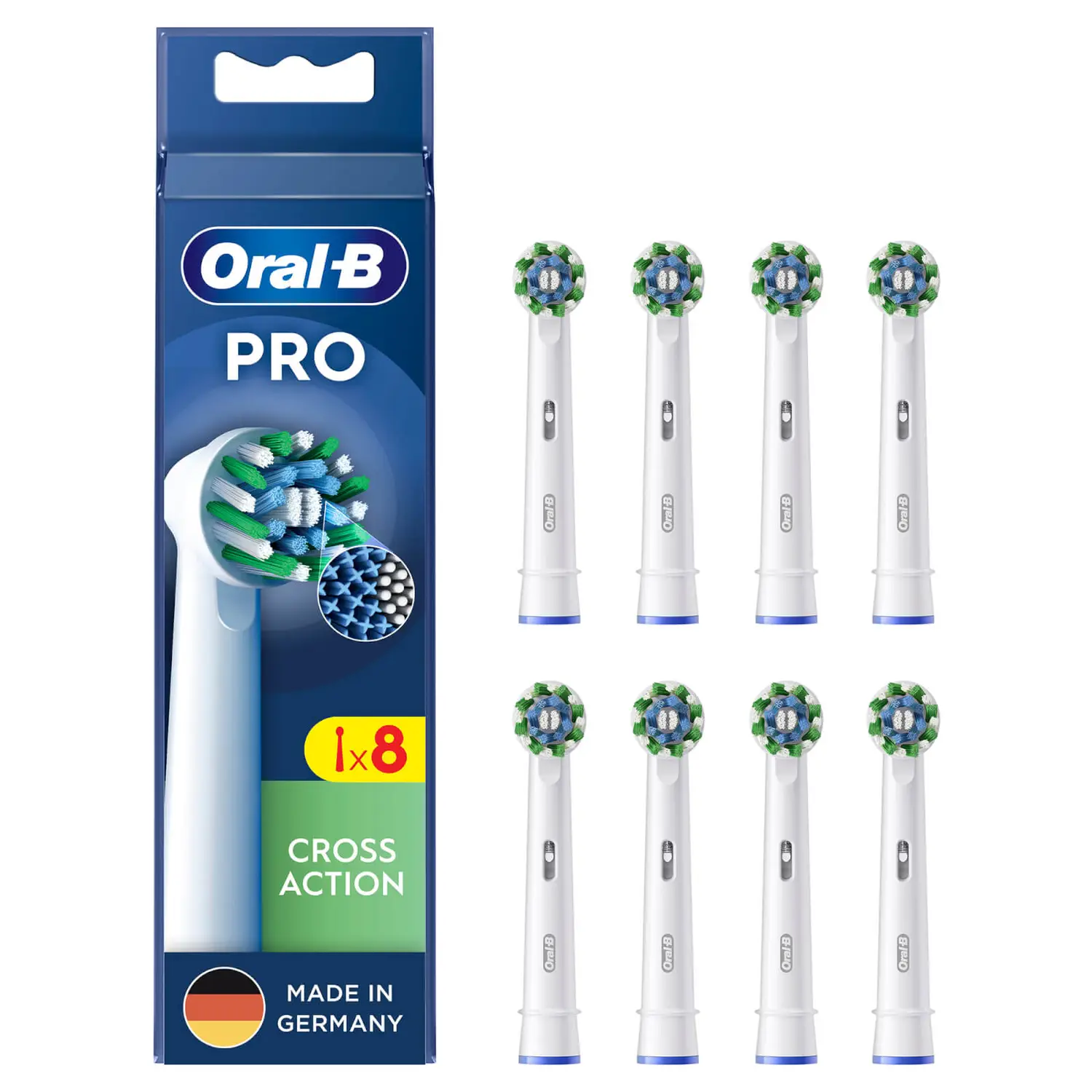 Braun Oral‑B PRO Cross Action Aufsteckbürsten 8er