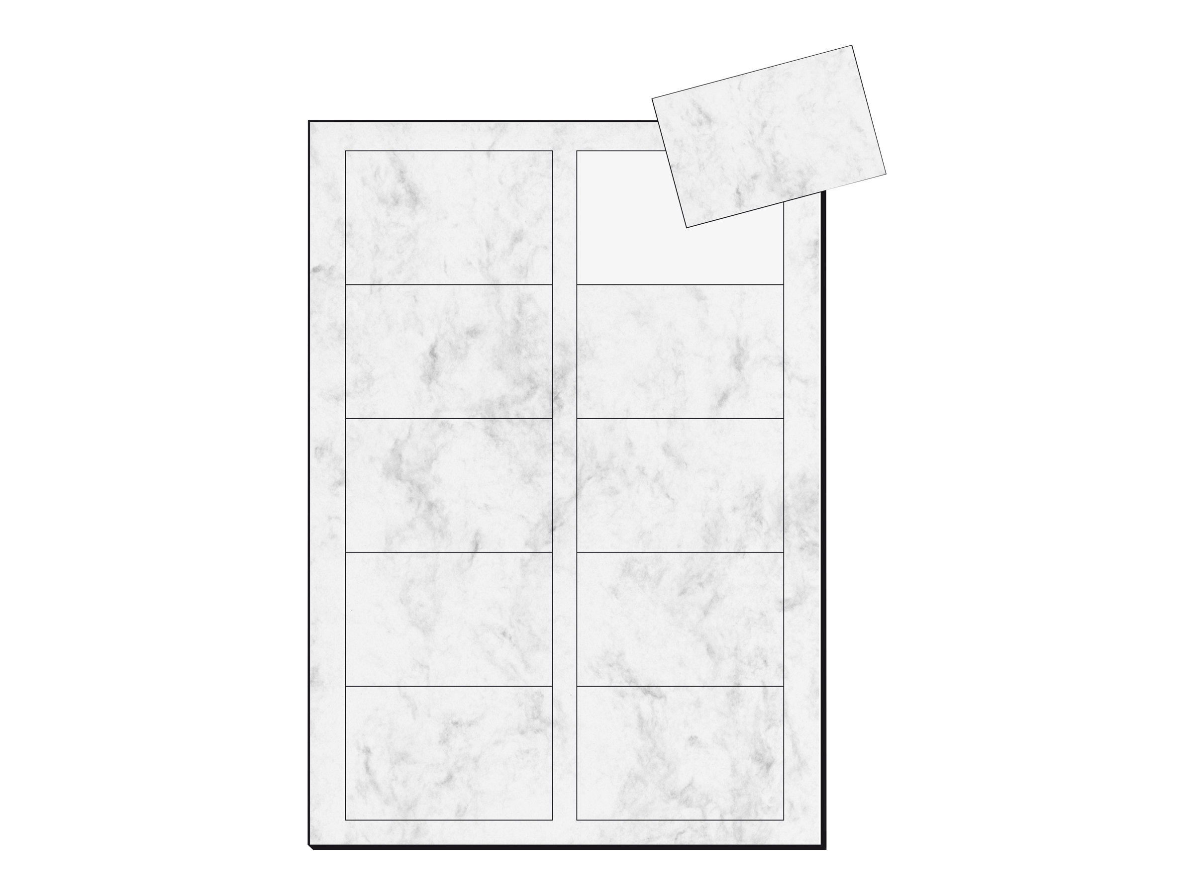 Sigel Business Card DP742 satiniert grau 225 g/qm