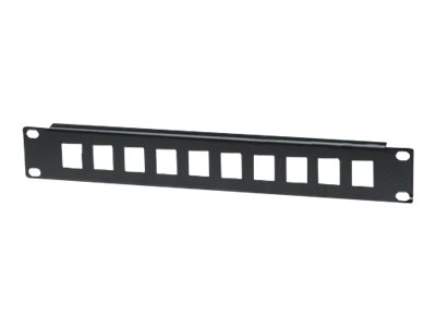Intellinet 10 Zoll 10-Port Patchpanel unbestückt 1 HE Schwarz