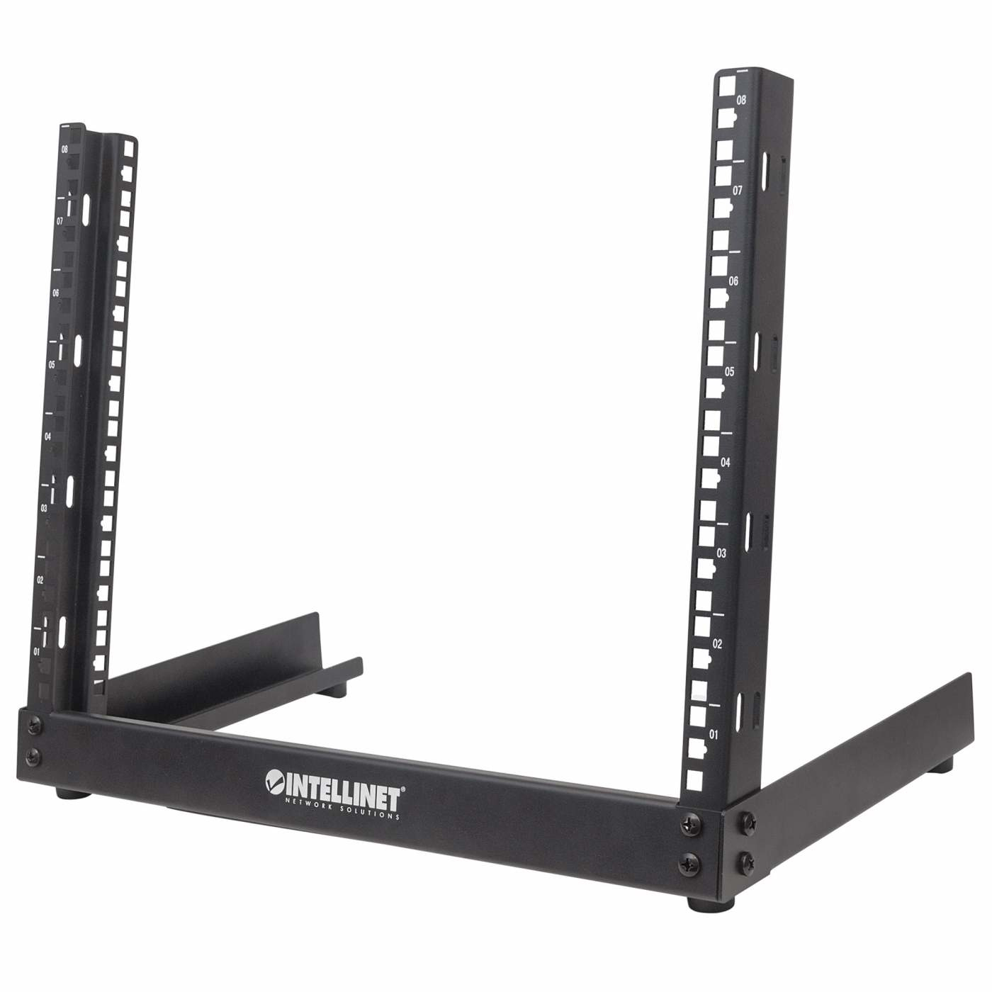 Intellinet Desktop-Laborgestell 8HE 2-Pfosten schwarz