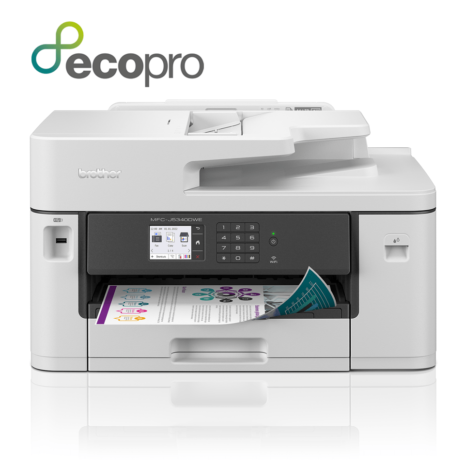Brother MFC-J5340DWE Farb-Tintenstrahl-Multifunktionsdrucker A3