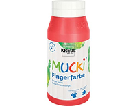 C.Kreul MUCKI Fingerfarbe Rot Waschbar Gluten-frei 750 ml