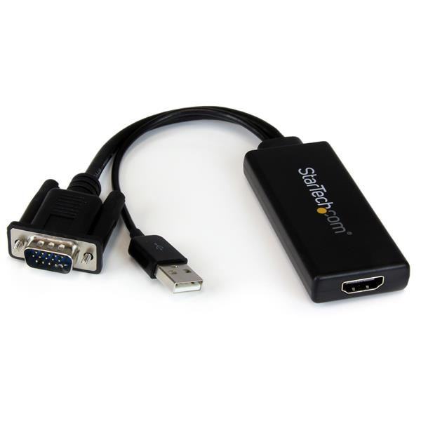 StarTech.com VGA‑auf‑HDMI Adapter USB‑Audio 1080p