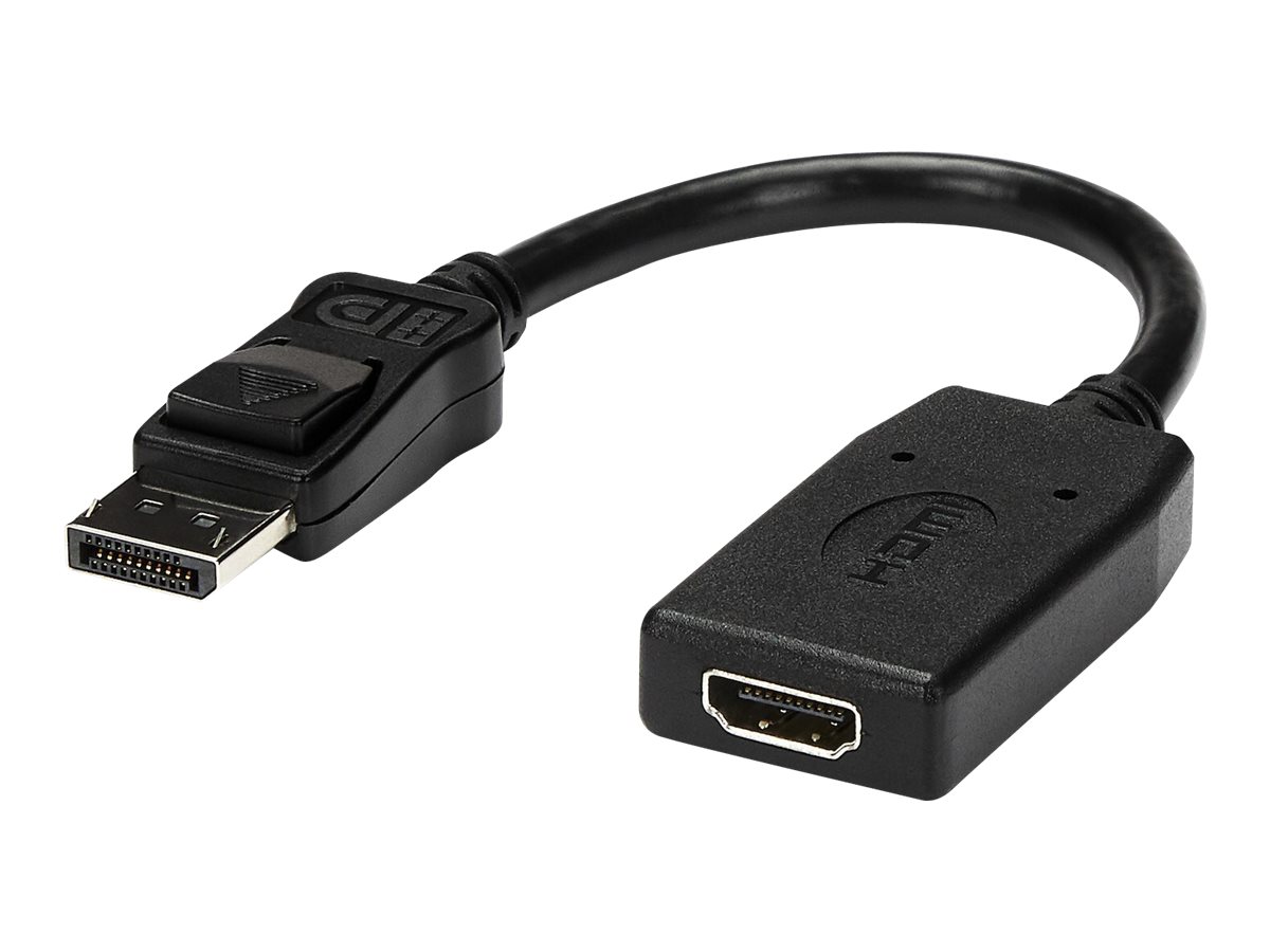 STARTECHCOM DisplayPort auf HDMI Video Adapter Konverter DP zu HDMI mit bis zu 1920x1200 DP HDMI Länge 24cm StBu