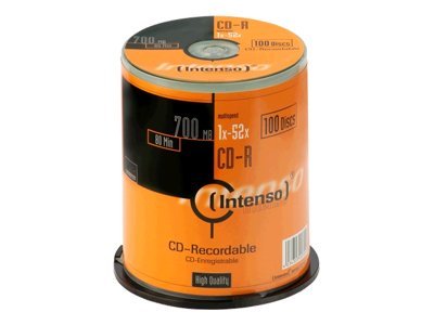 INTENSO CDR80 700MB 52x 100 CB