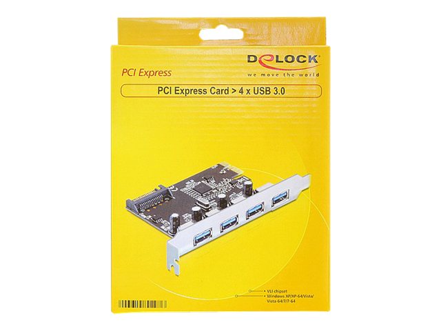 Delock PCI Express USB 3.0 Card 4x