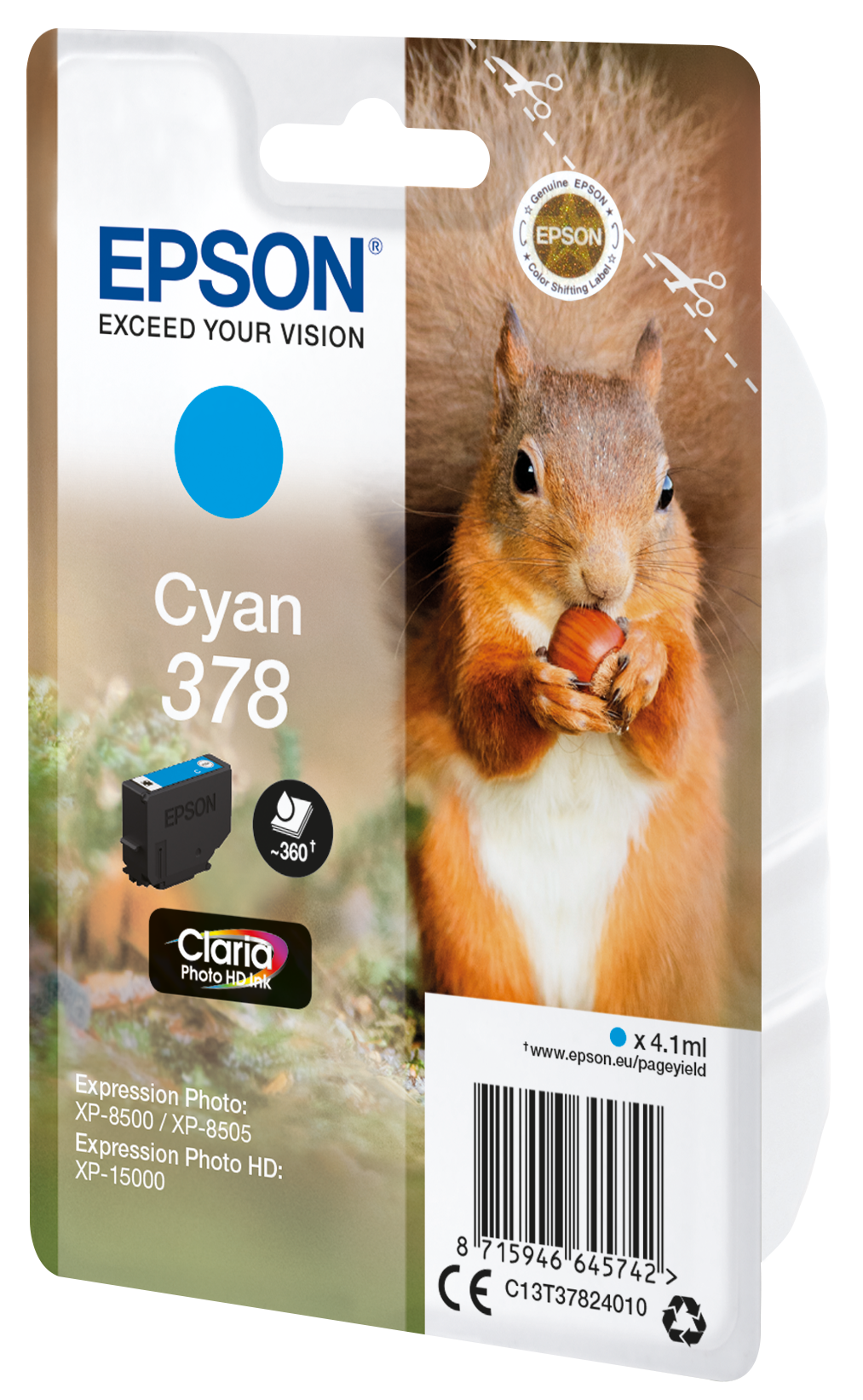 EPSON 378T37824 cyan Druckerpatrone