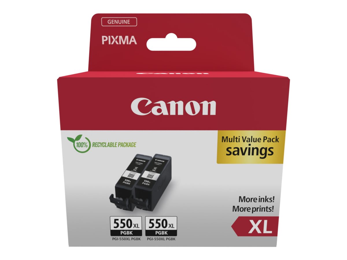 Canon PGI-550PGBK XL Twin pack 15 ml