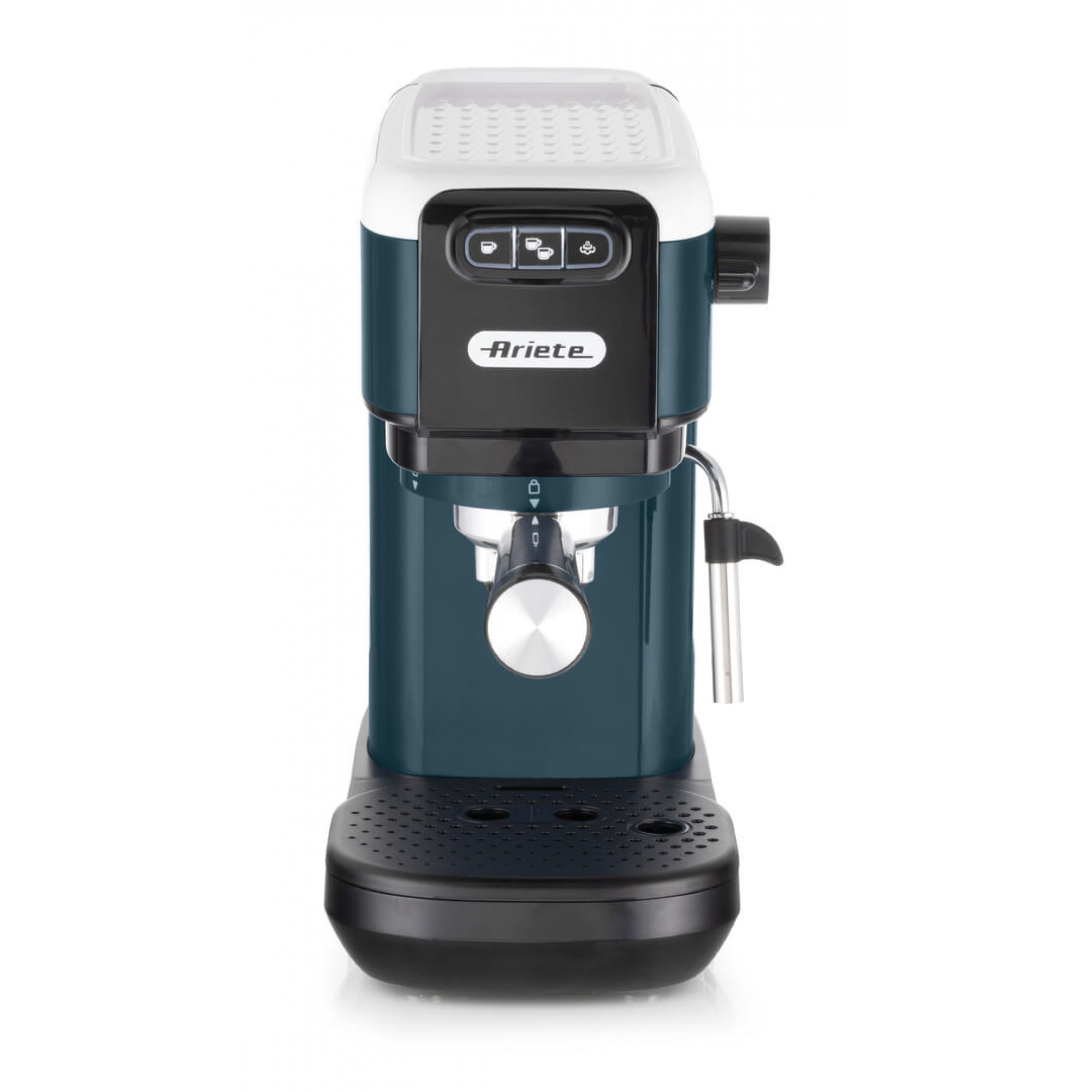 Ariete Siebträgermaschine weiß Espresso-Automat 15 Bar