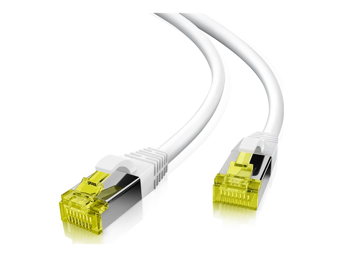 Helos Patchkabel Cat 6a Superflex S/FTP 20m weiß