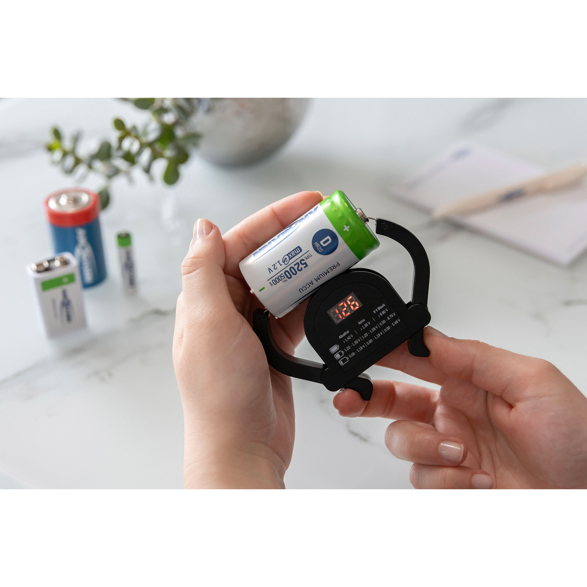 Ansmann Batterie Tester