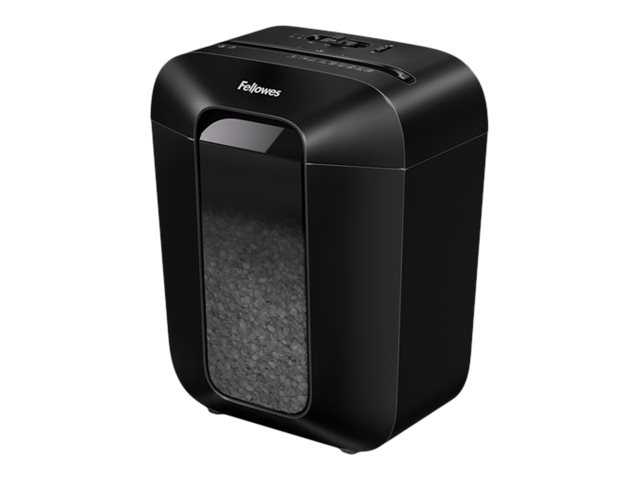 Fellowes Powershred LX41 Aktenvernichter mit Partikelschnitt P4, 4 x 12 mm, bis 8 Blatt, schwarz