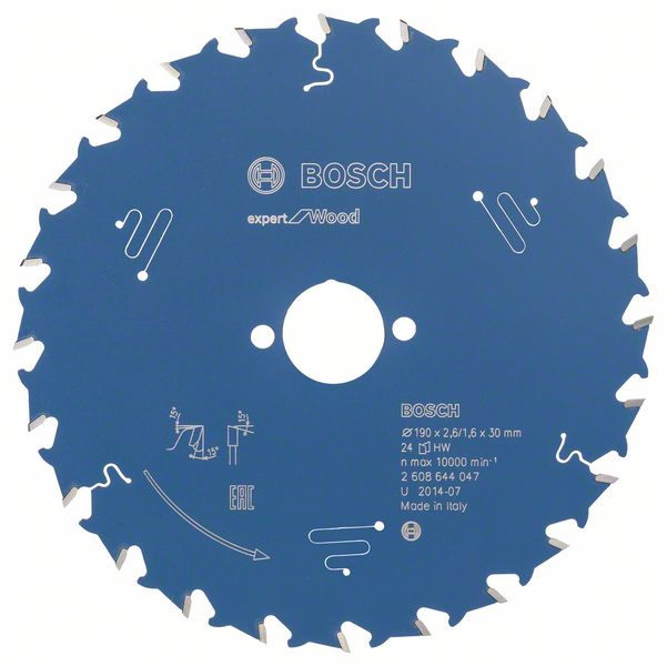 Bosch Expert Wood Kreissägeblatt 190,0 mm 24Z
