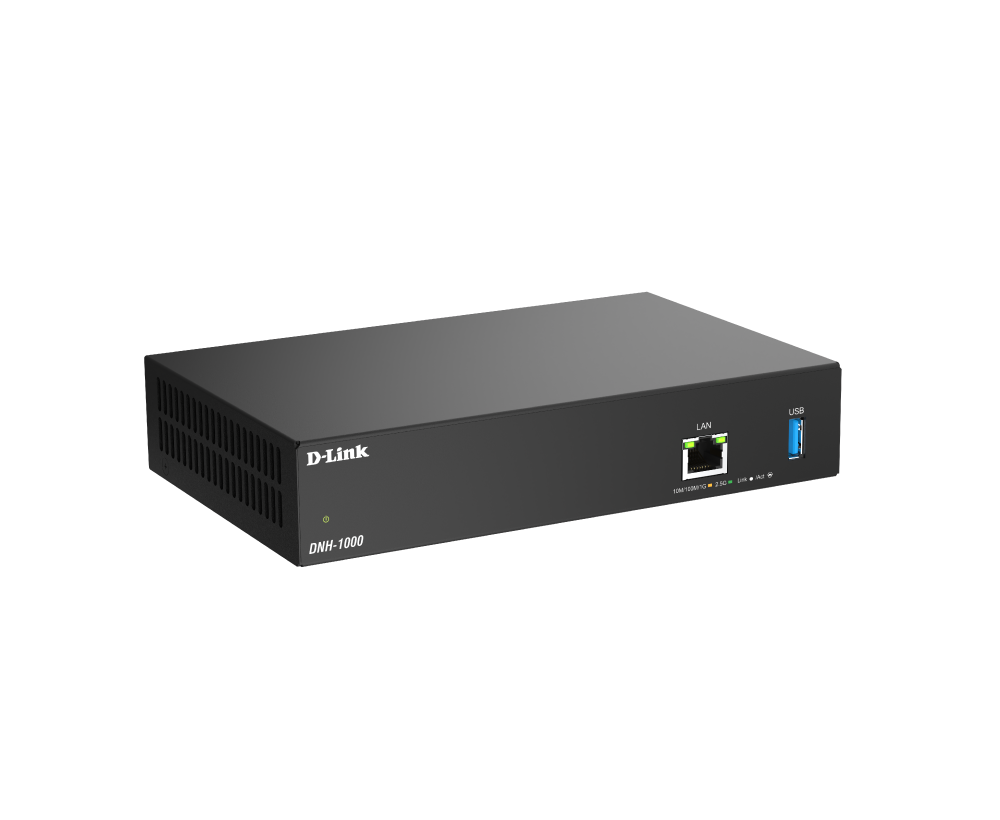 DLINK DNH1000 Nuclias Network Controller unterstuetzt bis zu 500 Geraete 1x 25G Ethernet 1x USB 30