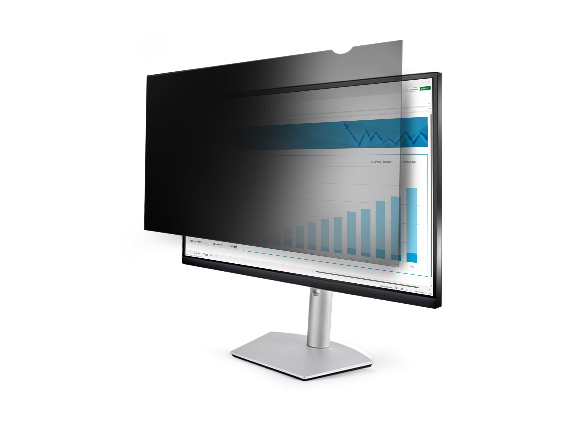 StarTech.com Monitor Privacy Screen 32 Zoll Blaues Licht reduzierende Schutzfolie matt/glänzend
