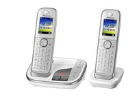 Panasonic KX-TGJ322GW Schnurlostelefon mit Anrufbeantworter