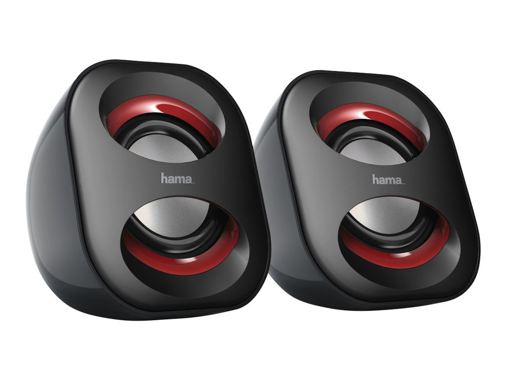 hama Sonic Mobile 183 Lautsprecher schwarz, rot