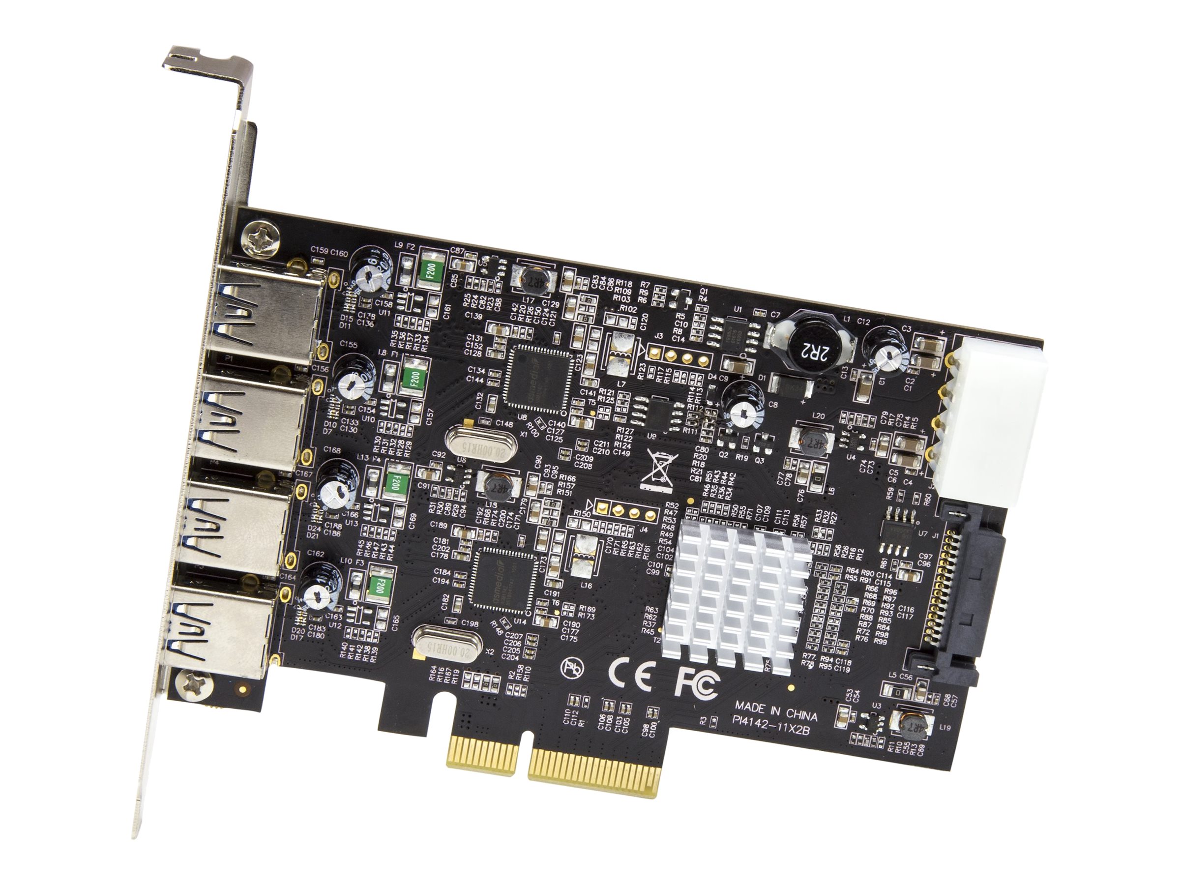 StarTech.com 4-Port USB 3.1/3.2 PCIe Adapter 10 Gbit/s