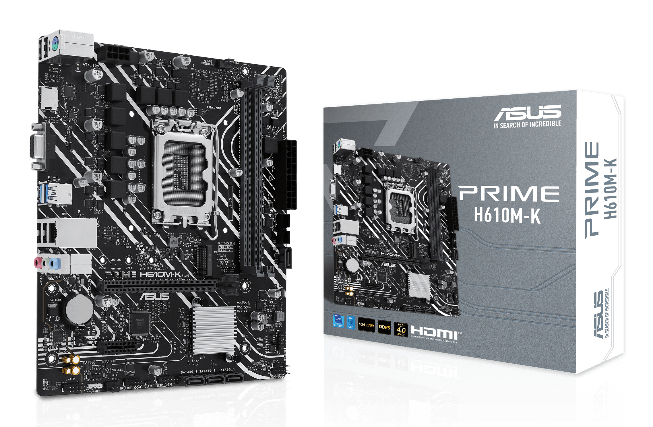 ASUS PRIME H610M-K Micro-ATX H610