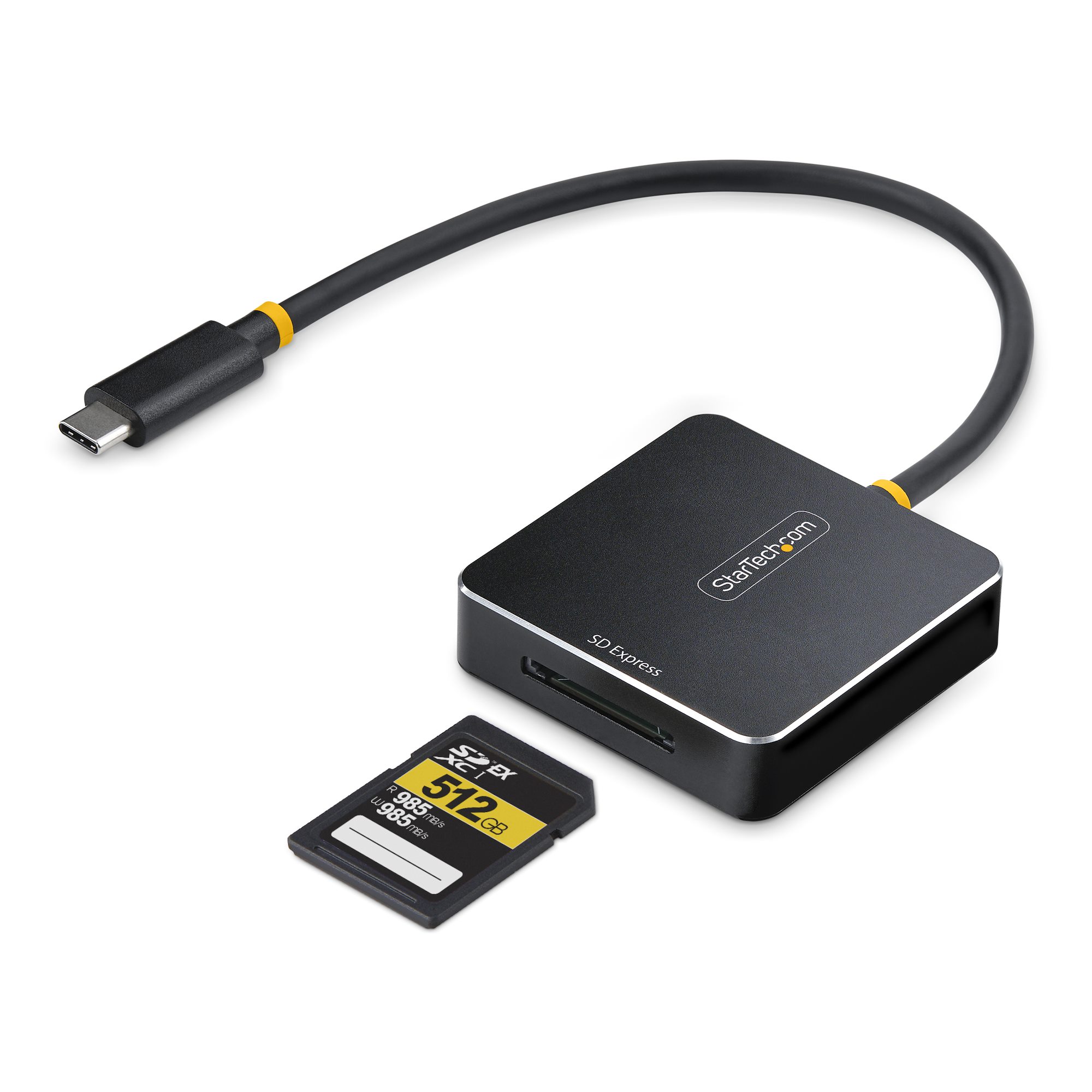 StarTech.com USB-C SD Express Card Reader, USB 10Gbps, Portable Memory Card Reader, USB Type-C to Secure Digital 7.1 Adapter, Works with Any Operating System - Kartenleser - USB-C 3.2 Gen 2