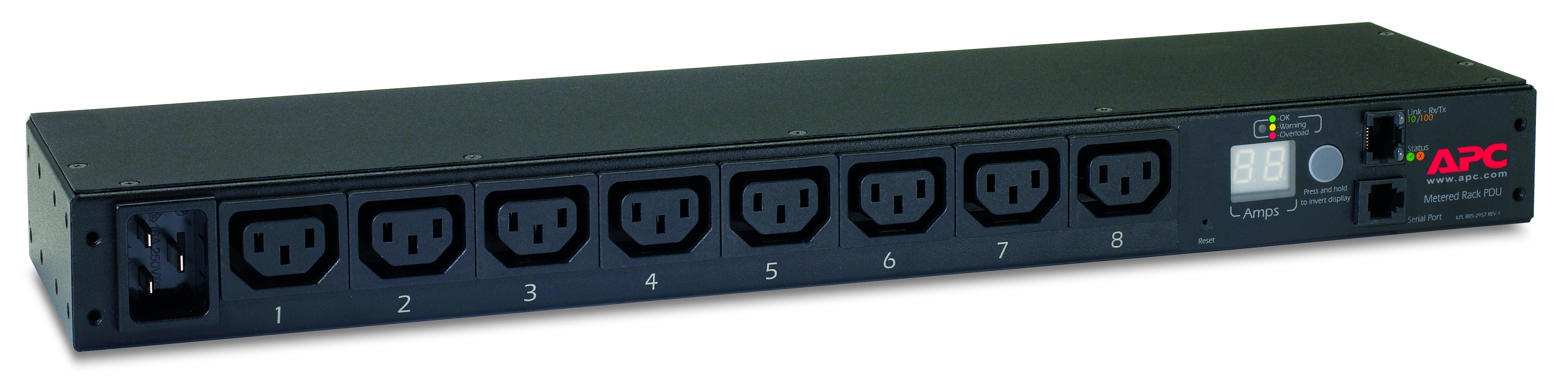 APC Metered Rack PDU AP7821B 1HE 16A 208V/230V