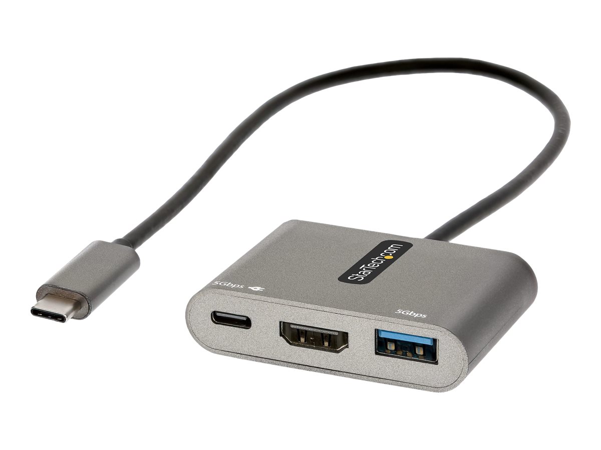 StarTech.com USB-C Multiport Adapter HDMI 4K 100W PD USB 3.0 Hub