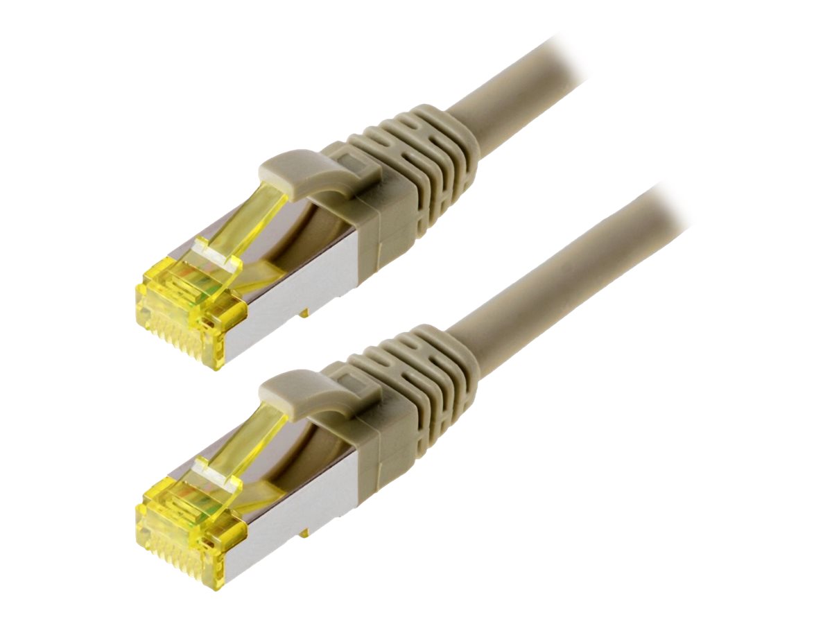 Helos Patchkabel Cat 6a S/FTP grau 5m