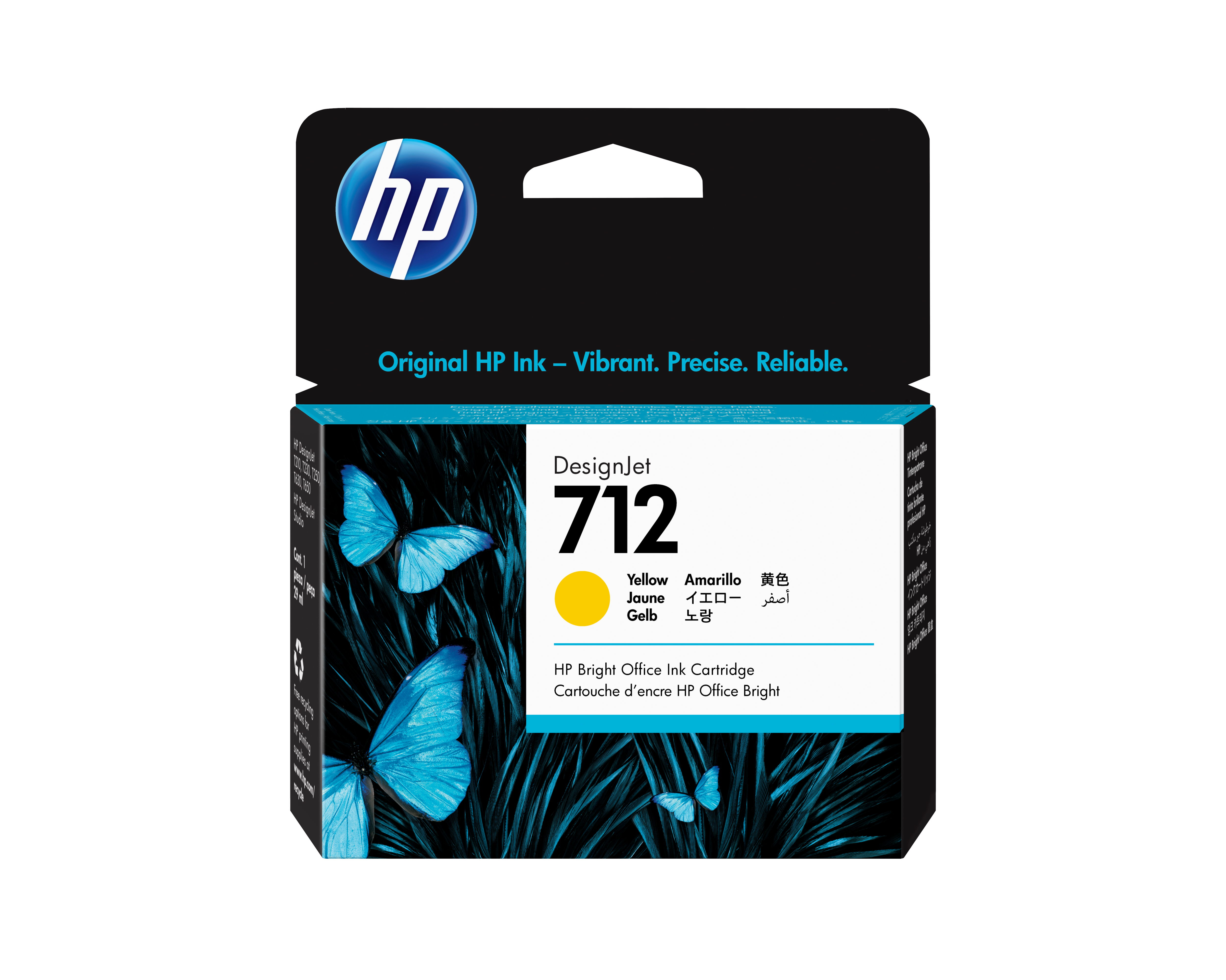 HP 712 DesignJet Gelb 29ml