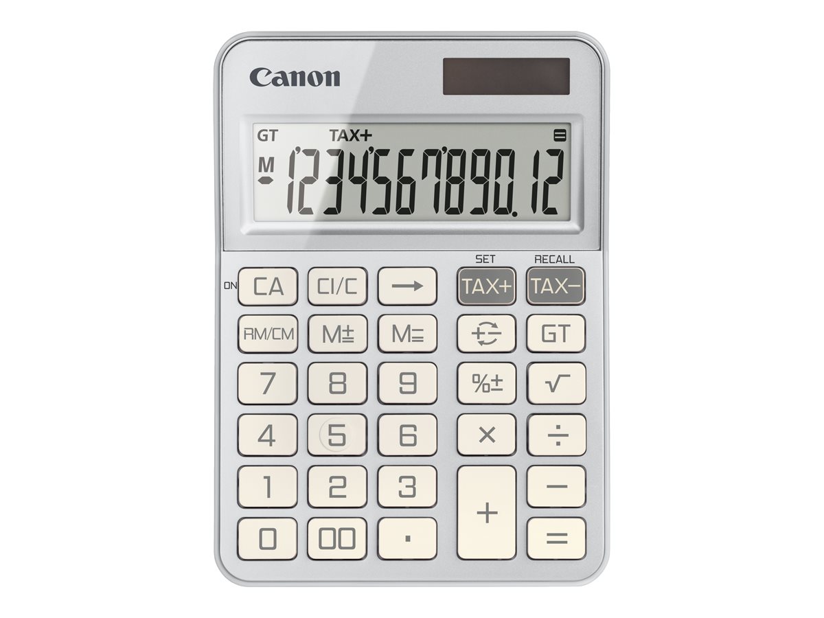 Canon KS-125KB Tischrechner silber