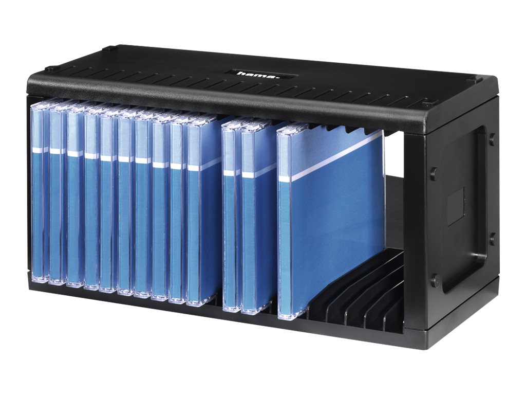 Hama CD Rack 20 Kunststoff Schwarz
