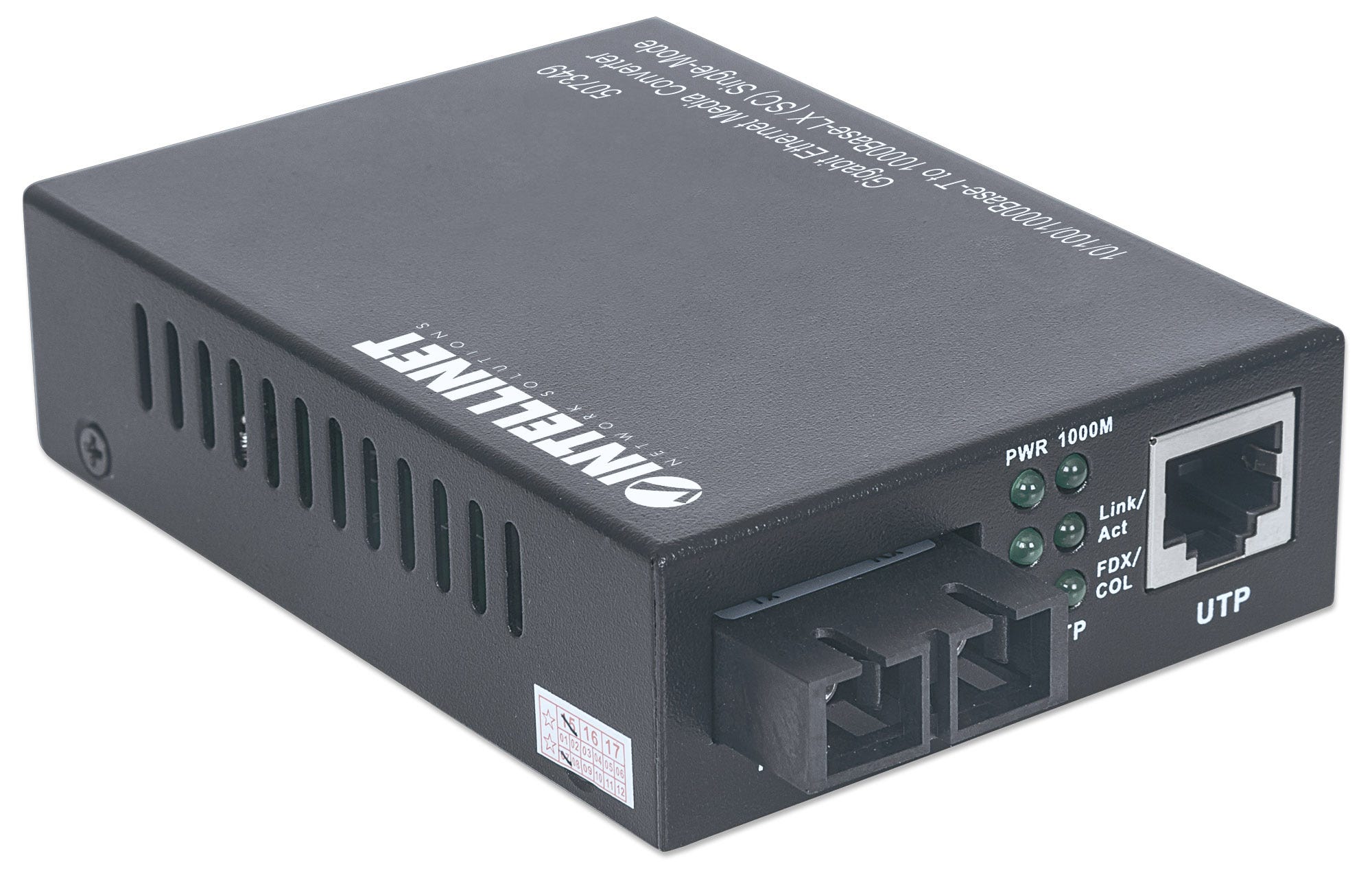 Intellinet Gigabit Ethernet Medienkonverter 1000Base-Lx SC