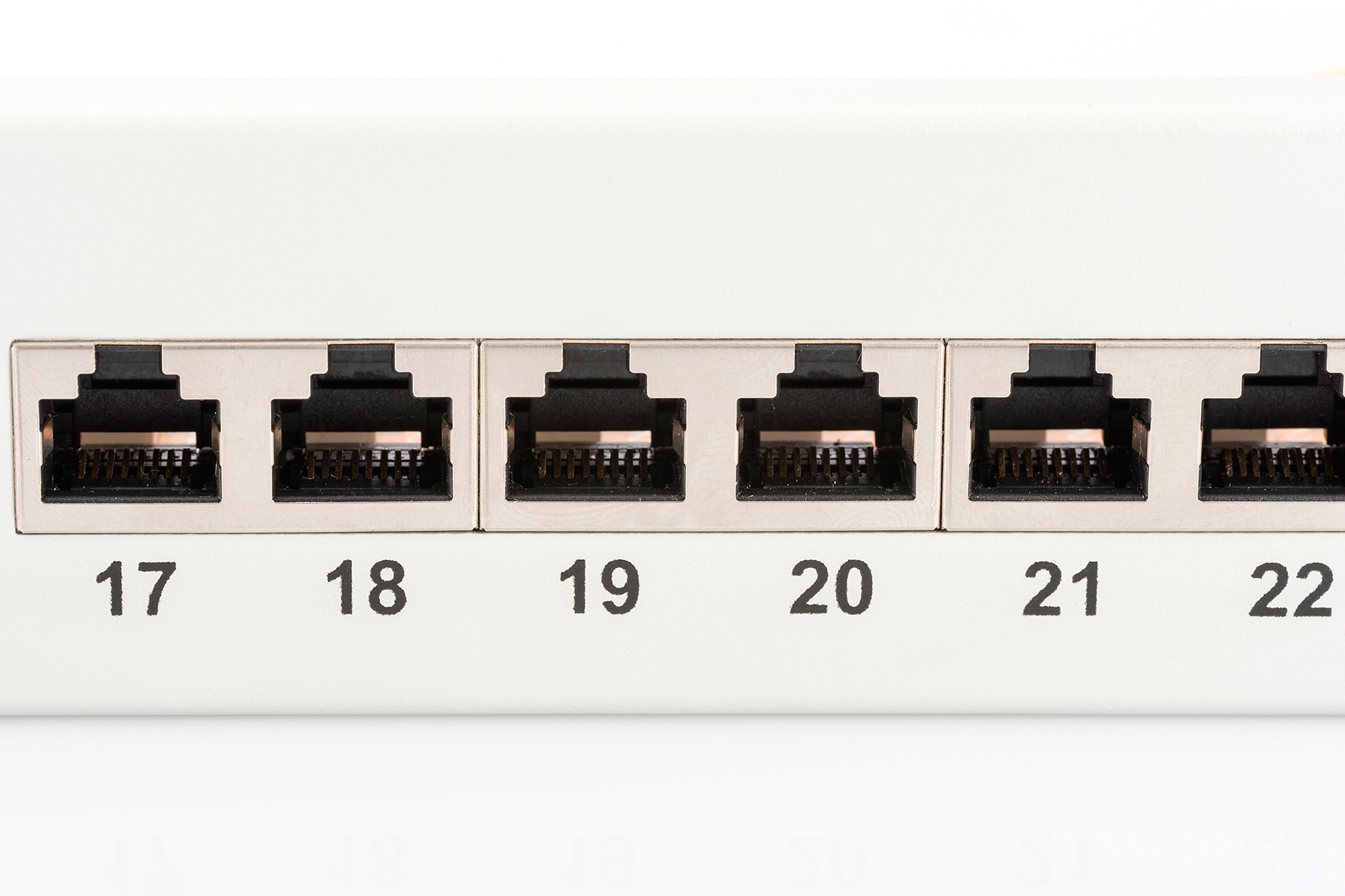 DIGITUS Patchpanel 24-Port Cat6 Grau