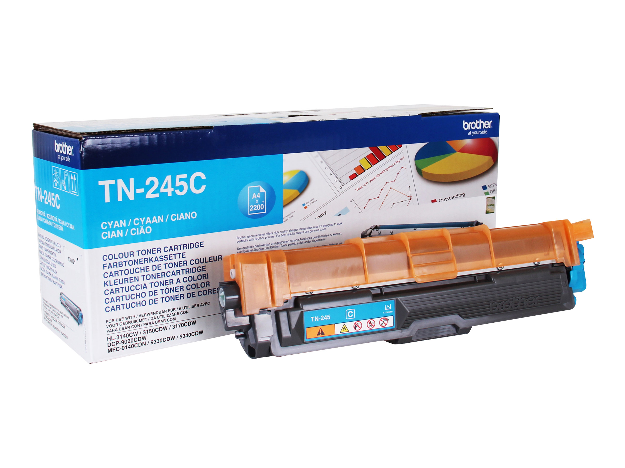 Brother TN-245C Cyan Hohe Ergiebigkeit