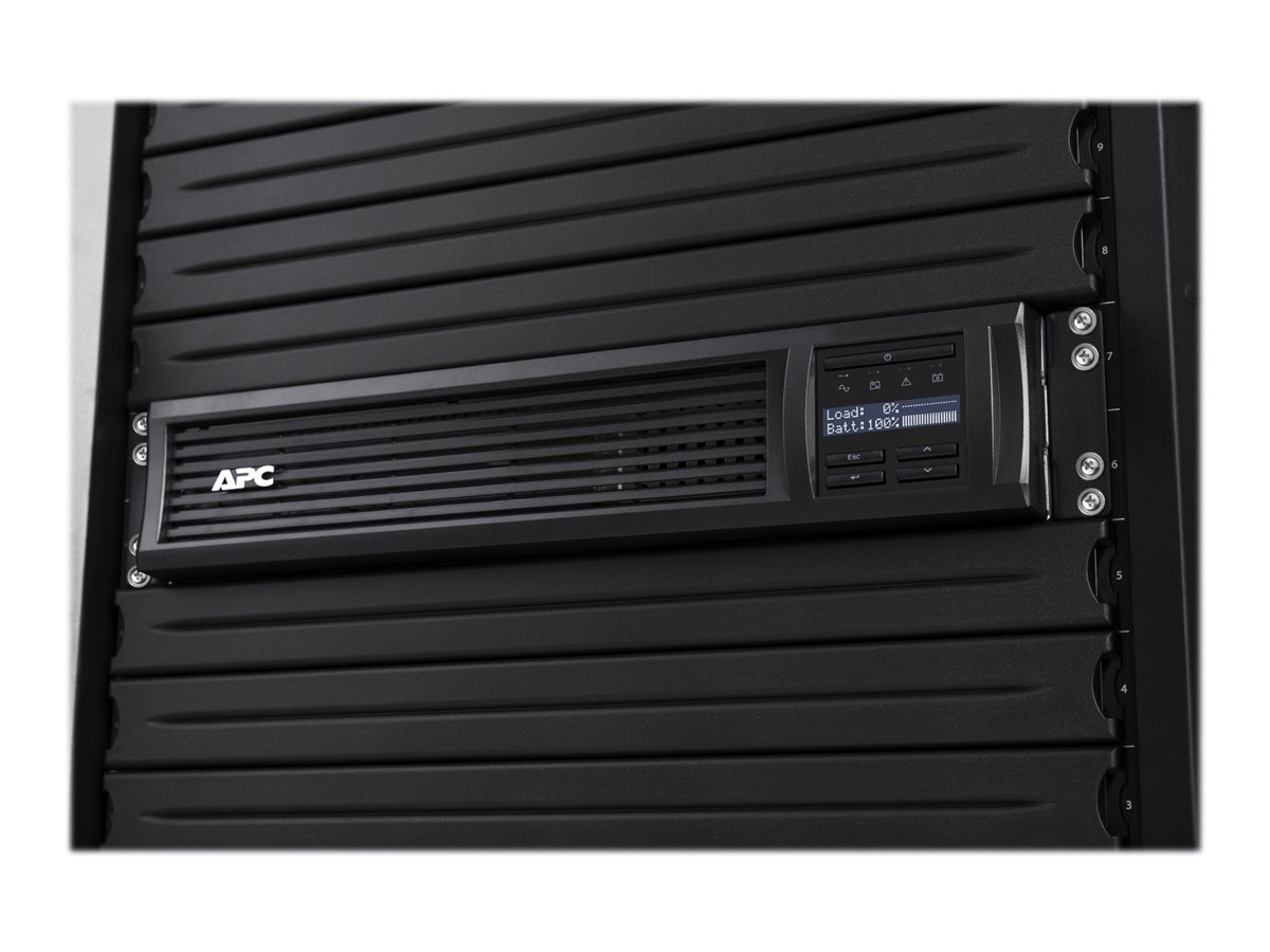 APC SMT1000RMI2UC SmartUSV 1000 VA 700Watt LCD 2HE, 230 V, mit SmartConnect