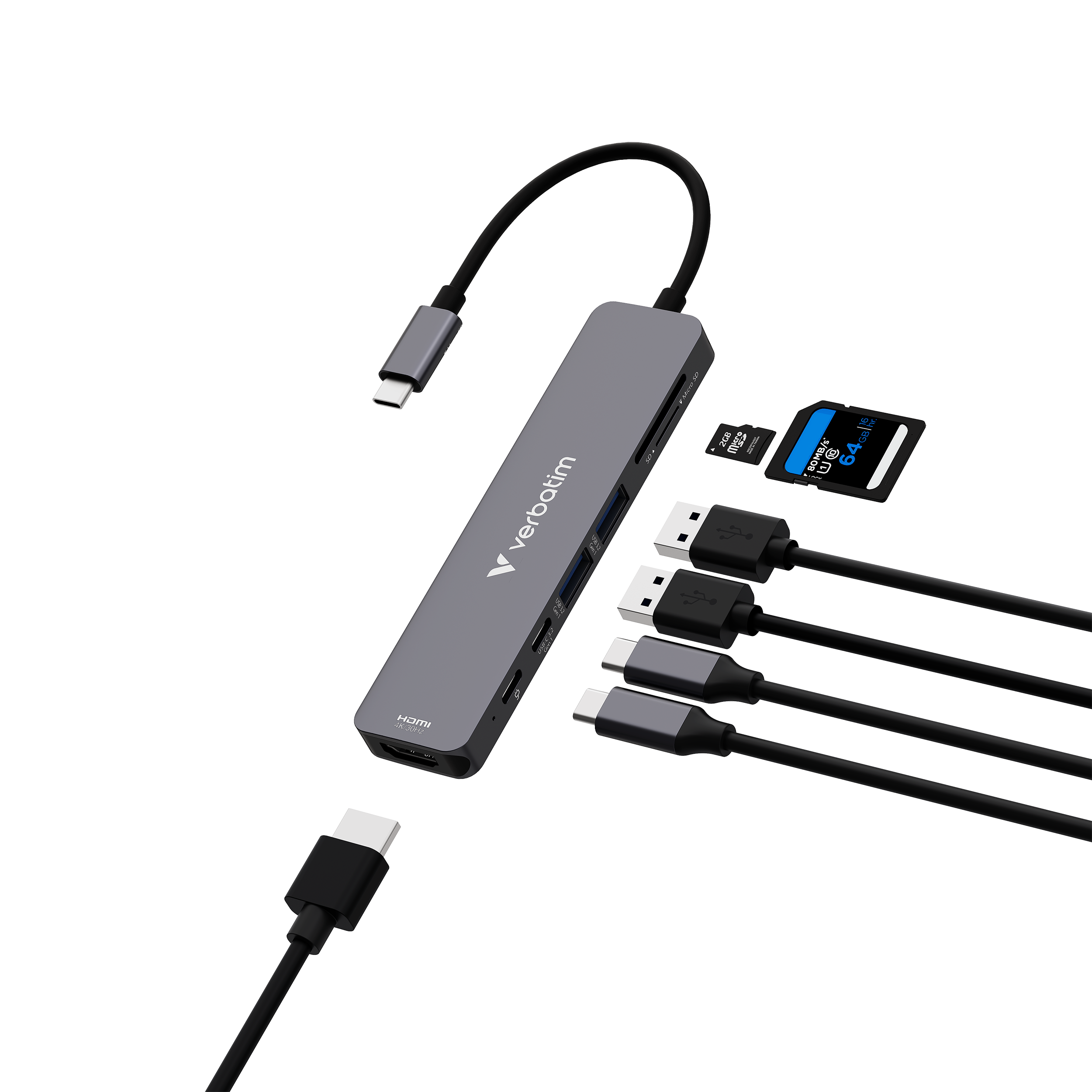 Verbatim Essentials Multiport Hub 7-Port USB-C