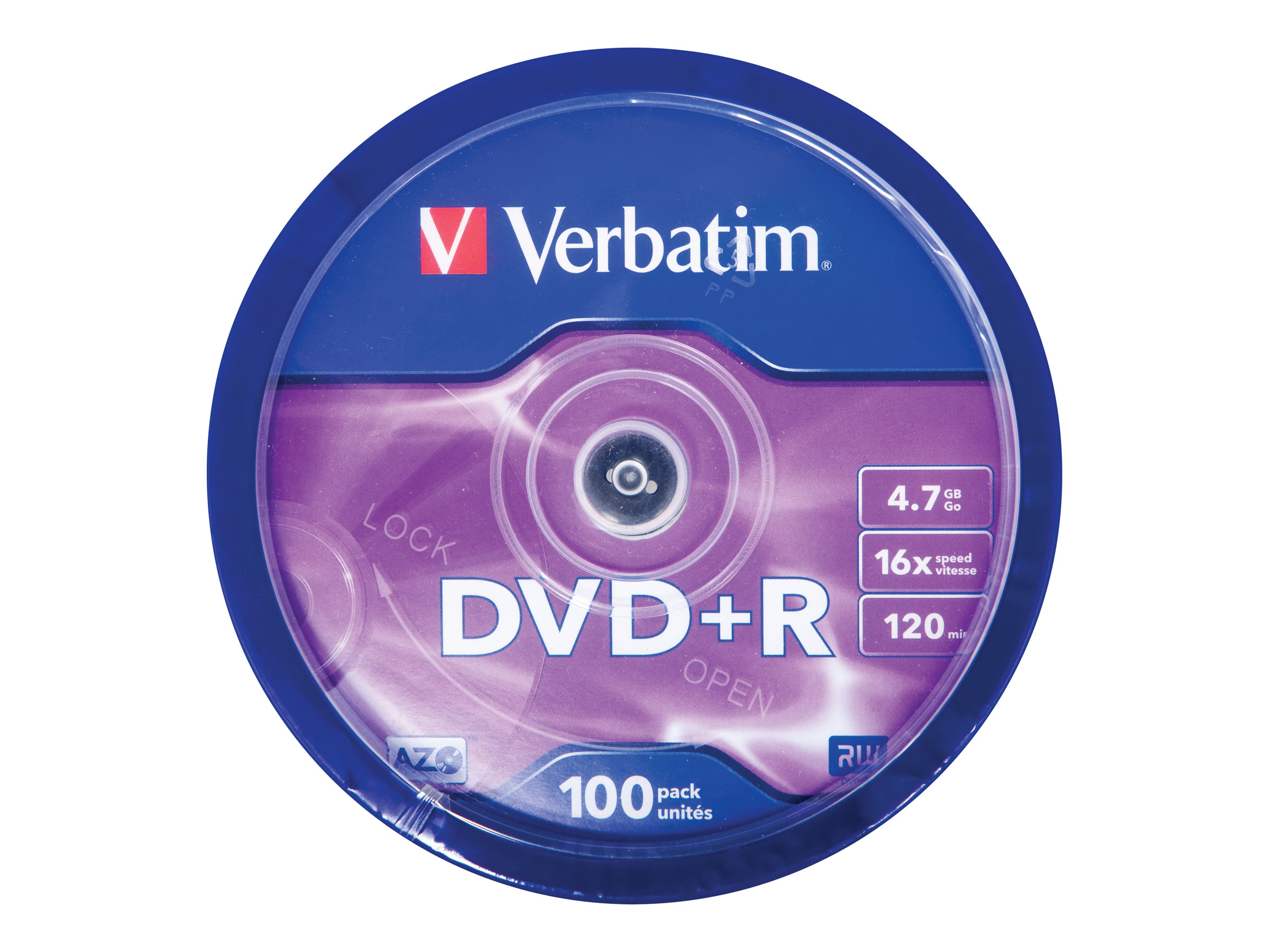 Verbatim DVD+R 4,7 GB 16x mattsilber